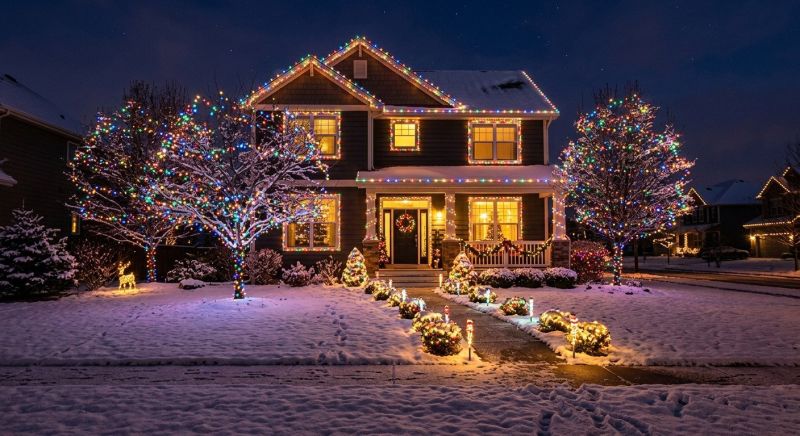 Holiday Lights Installation in Roswell, GA
