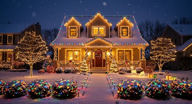 Christmas Lights Installation in Kansas City, MO
